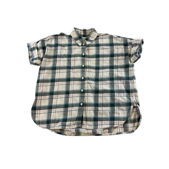 Madewell Women's Daily Short Sleeve Button Front Shirt - XXS - Picture 2 of 9